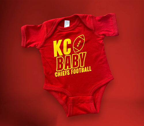KC Baby onsie - Red