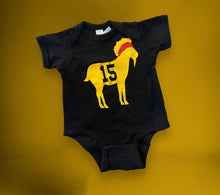 Load image into Gallery viewer, THE GOAT onsie - Black