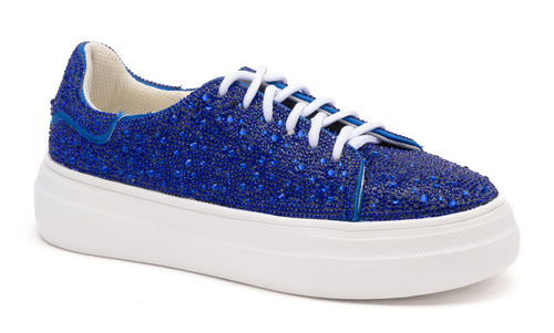 Bedazzle Sneaker -Blue