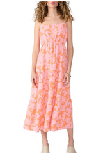 Load image into Gallery viewer, Ladies Melon Floral Dress - Pink/Tangerine
