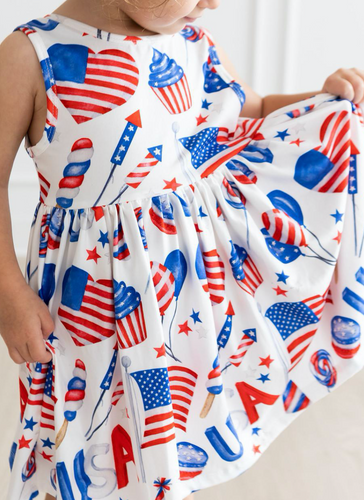 Party in the USA - Twirl Dress