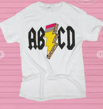 Load image into Gallery viewer, ABCD Lighting Tee- White
