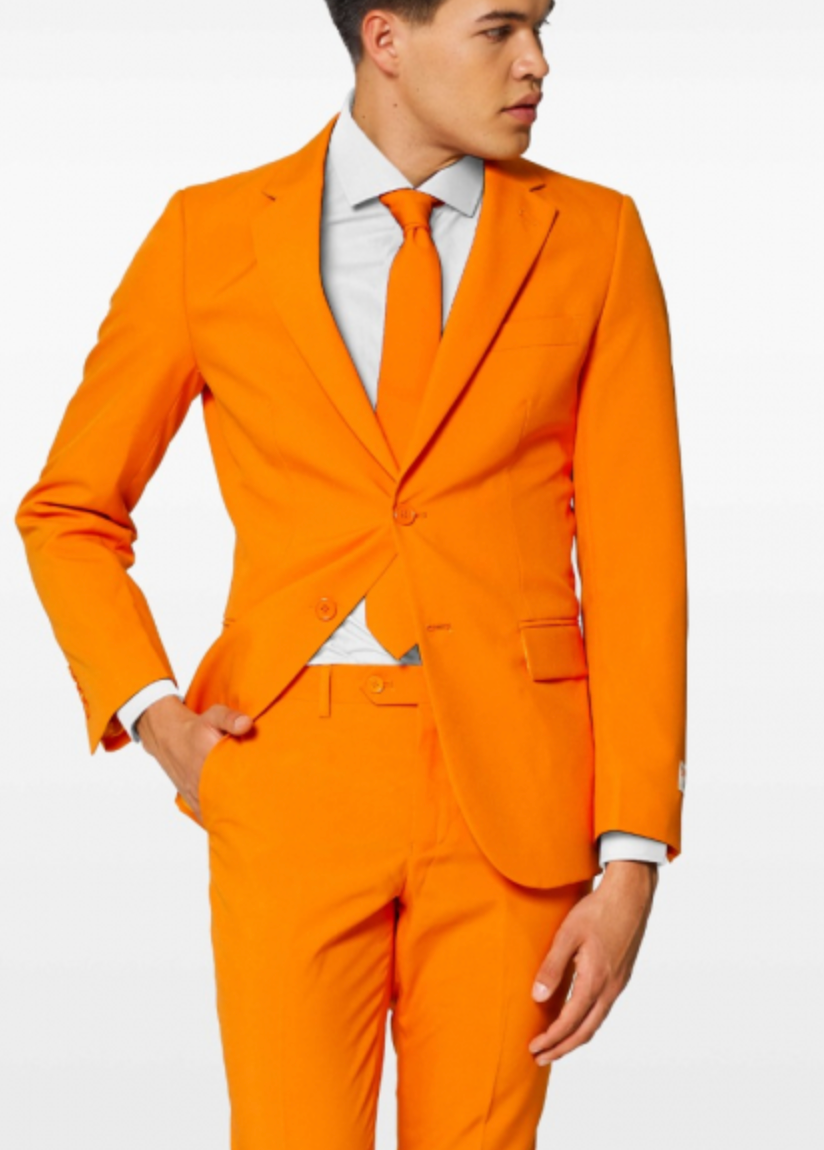 Opposuits Men's Suit - Orange