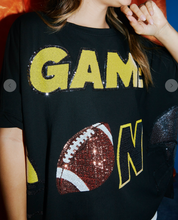Load image into Gallery viewer, GAME-ON Oversized Tee -Black
