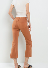Load image into Gallery viewer, High Rise Kick Flare Stretch Jean -Adobe