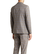 Load image into Gallery viewer, Glen Plaid Wool Blend Suit - Grey