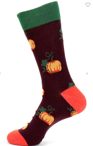 Men's Pumpkin Novelty Socks