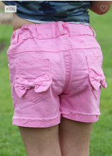 Load image into Gallery viewer, Girls Pink Jean Shorts with Bows