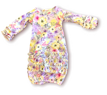 Load image into Gallery viewer, Lilac Floral Baby Gown
