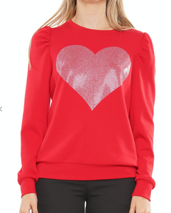 Bling Heart Sweatshirt