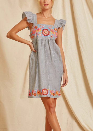 Mirabel Embroidered Dress