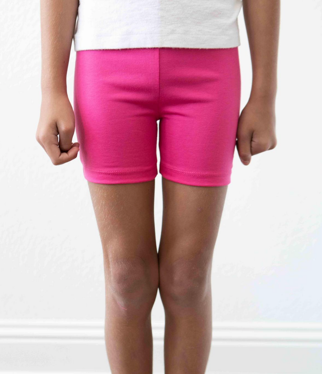 Girls Hot Pink Twirl Shorts