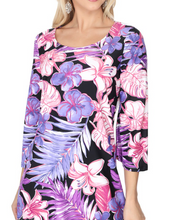 Load image into Gallery viewer, Aloha Momma Dress - Lavender/Black