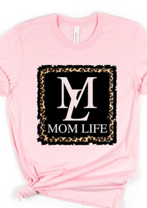 Designer Mom Life Graphic T -Pink