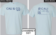 Load image into Gallery viewer, Cali &amp; Co. Classic T-Shirt - Chambrey Blue