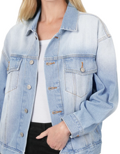 Load image into Gallery viewer, Oversized Jean Jacket - Light Wash