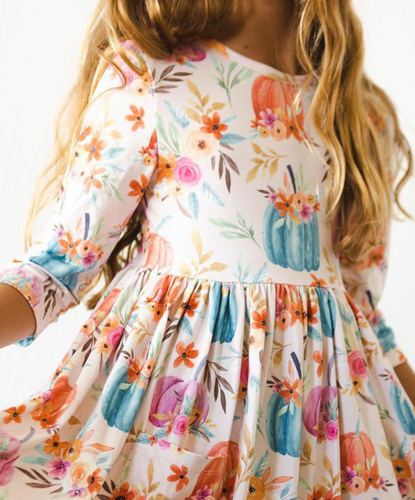 Harvest Bloom Twirl Dress