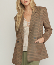 Load image into Gallery viewer, Lux Double Breasted Neutral Blazer