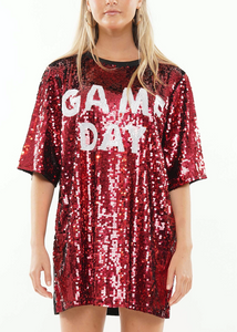 Sequin GAME DAY -Red