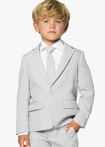 Opposuits Boys Suit - Groovy Grey