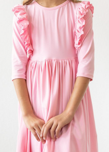 Bubble Gum Pink Twirl Dress