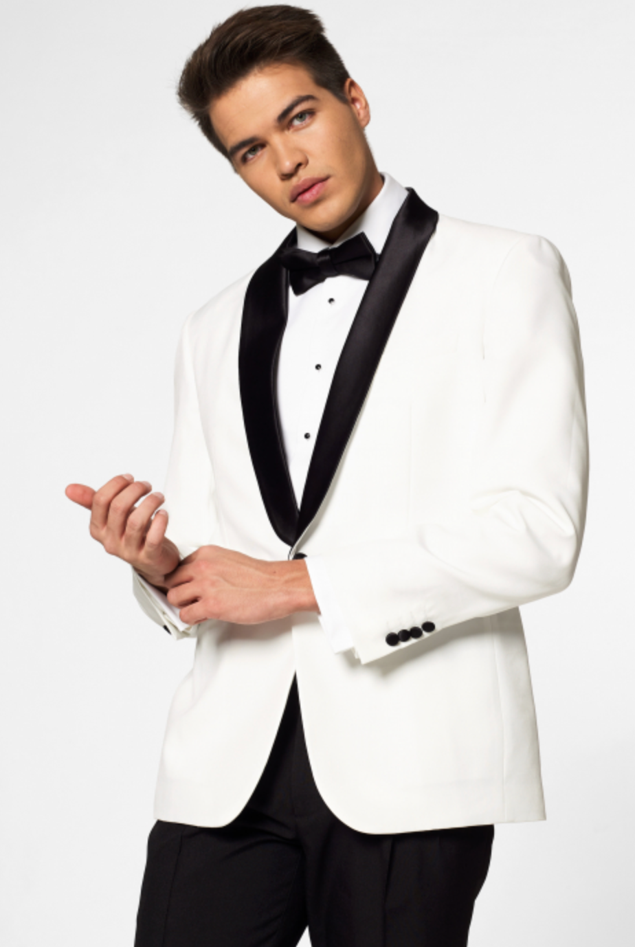 Opposuits Men's Tux- Pearly White