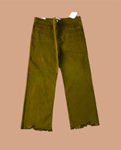 Load image into Gallery viewer, Mid Rise Straight Jean- Olive