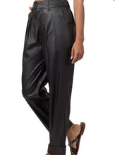 Load image into Gallery viewer, Miss Priss Veagan Leather Slacks -Black