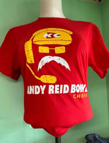 Andy Reid Bowl Short Sleeve Tee-Red