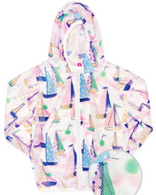 Load image into Gallery viewer, Little Girls Sailboat Mesh Jacket