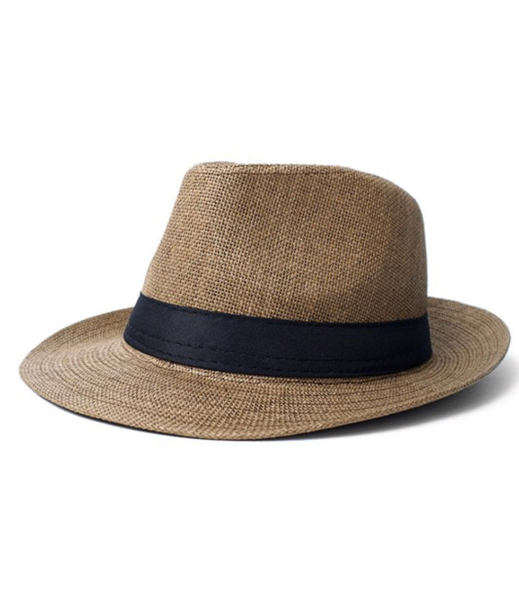Mens Panama Hat - Brown